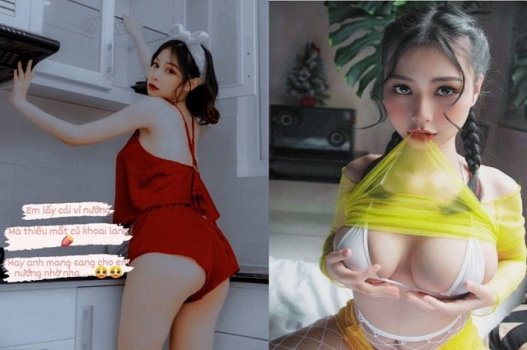 Нюен похотливый показывает свою розовую киску