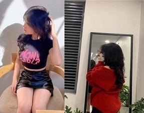 Gia Hân mặc quần áo hầu gái địt siêu phê
