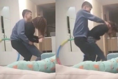 Morena de Peitos fartos gritando na metida do Vadio