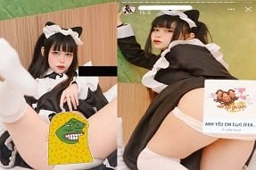 У Фуонг Уйен очень попренная киска
